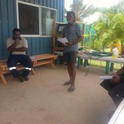 Awareness session on illicit drugs with Marsat Ketchell